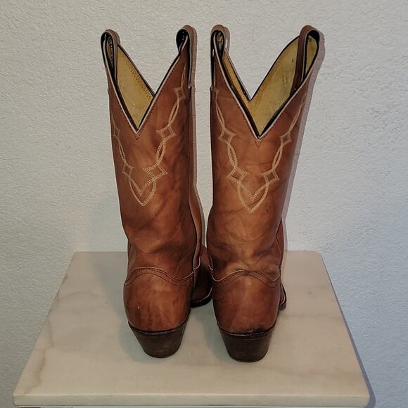 Vintage Abilene Western/Cowboy Boots, Made in USA, M8/W9.5 - Picture 5 of 11